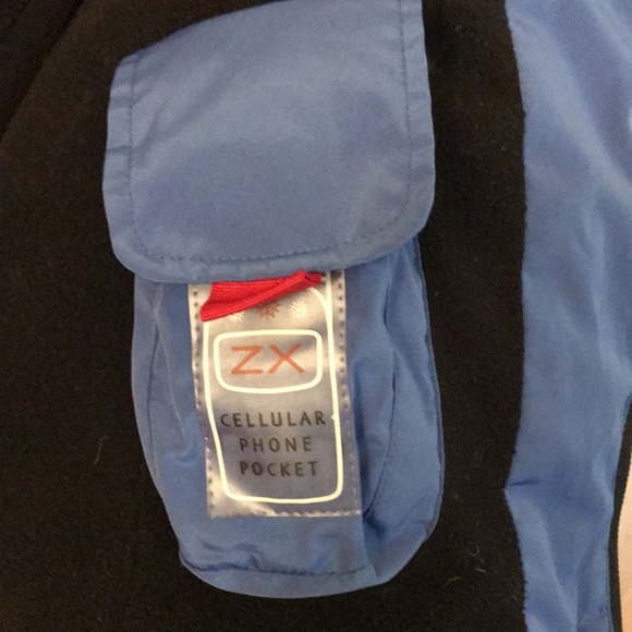 ZEROXPOSUR Down Convertible Jacket and Vest  Black Blue Womens Small No … - Picture 11 of 16